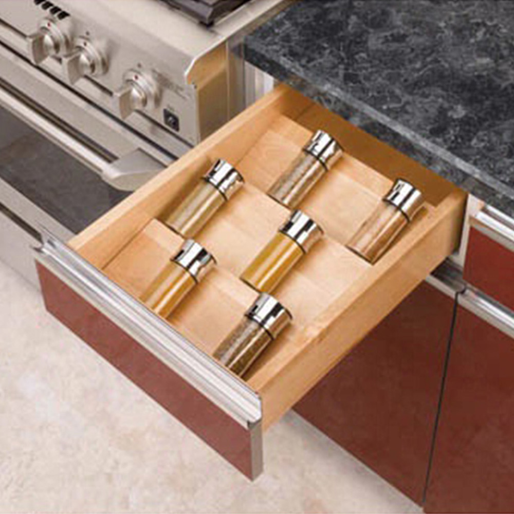 Kitchen Drawer Organizer Spice Tray Insert, Rev-a-Shelf 4SDI Series