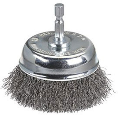 Bordo Cup Brush Crimp Wire Hex Shank 50mm - 5130-50S