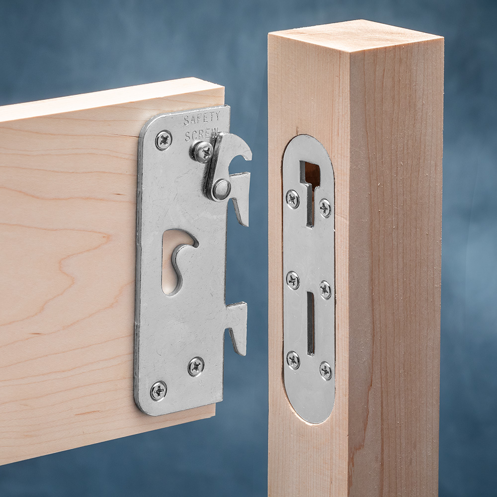 Locking Safety Bed Rail Brackets