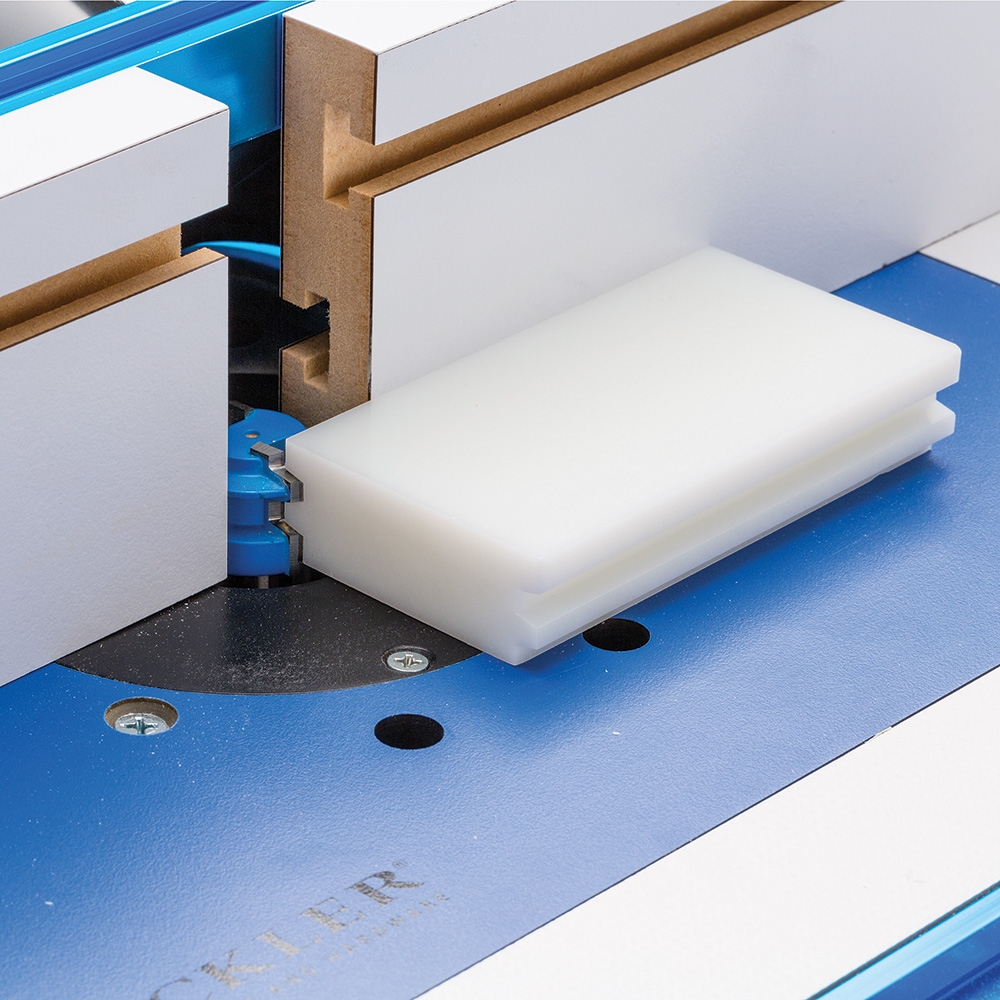 Router Bit Set-Up Jigs for 92112 and 92123 Drawer Lock Bits