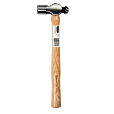 Stanley 12oz Hickory Handle Ball Pein Hammer - 54-190