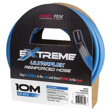 Jamec Pem 20m x 10mm 1/4Bsp Fitted Ultraflex Air Hose - 56.3145