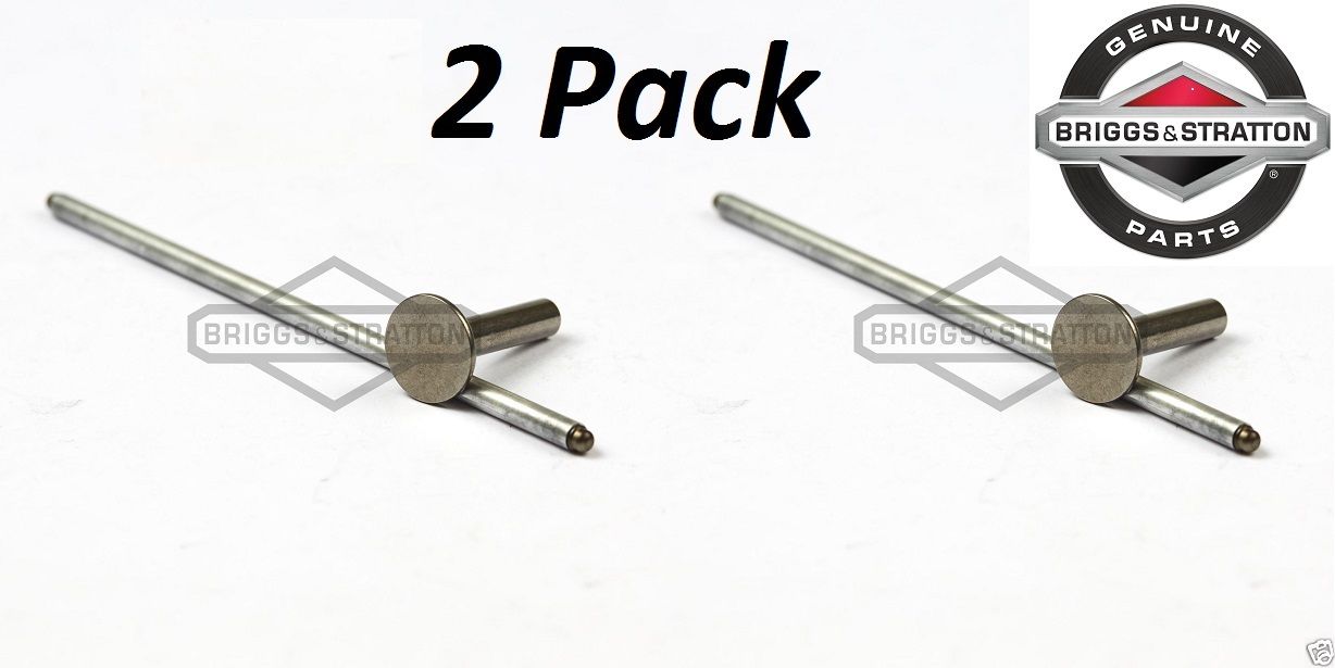 2 Pack Genuine Briggs & Stratton 592673 Push Rod Replaces 695177 799862 OEM