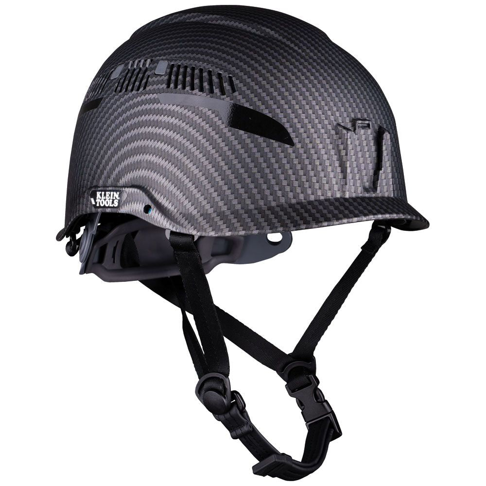 Klein Tools Safety Helmet, Premium KARBN Pattern, Vented, Class C, Model 60516