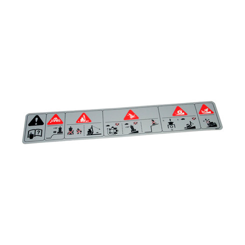 606215 DECAL SAFE OPERATION HUSTLER Genuine OEM Part