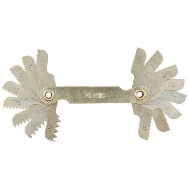 Milwaukee 49-57-5012 0.35mm to 3.00mm Metric Thread Gauge