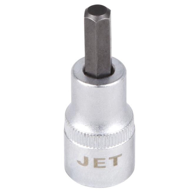 Jet 677204 3/8″ Drive x 1/8″ S2 2″ Long SAE Hex Chrome Bit Socket