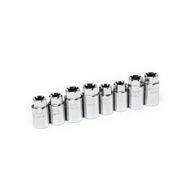 GearWrench 41760D SAE/Metric Stud Removal Set 8-Piece
