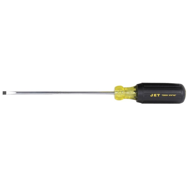 Jet 720634 JKSS-6CT 3/16″ x 6″ Cabinet Tip Cushion Grip Screwdriver