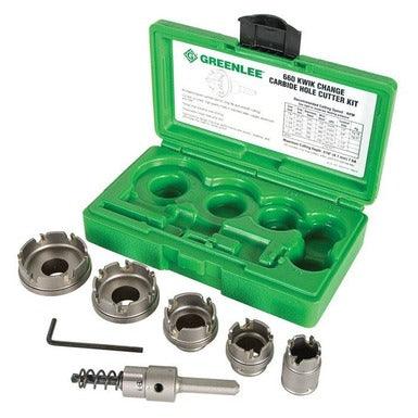 Greenlee 6-Piece Quick Change Stainless Steel Hole Cutter Kit, Model 660*
