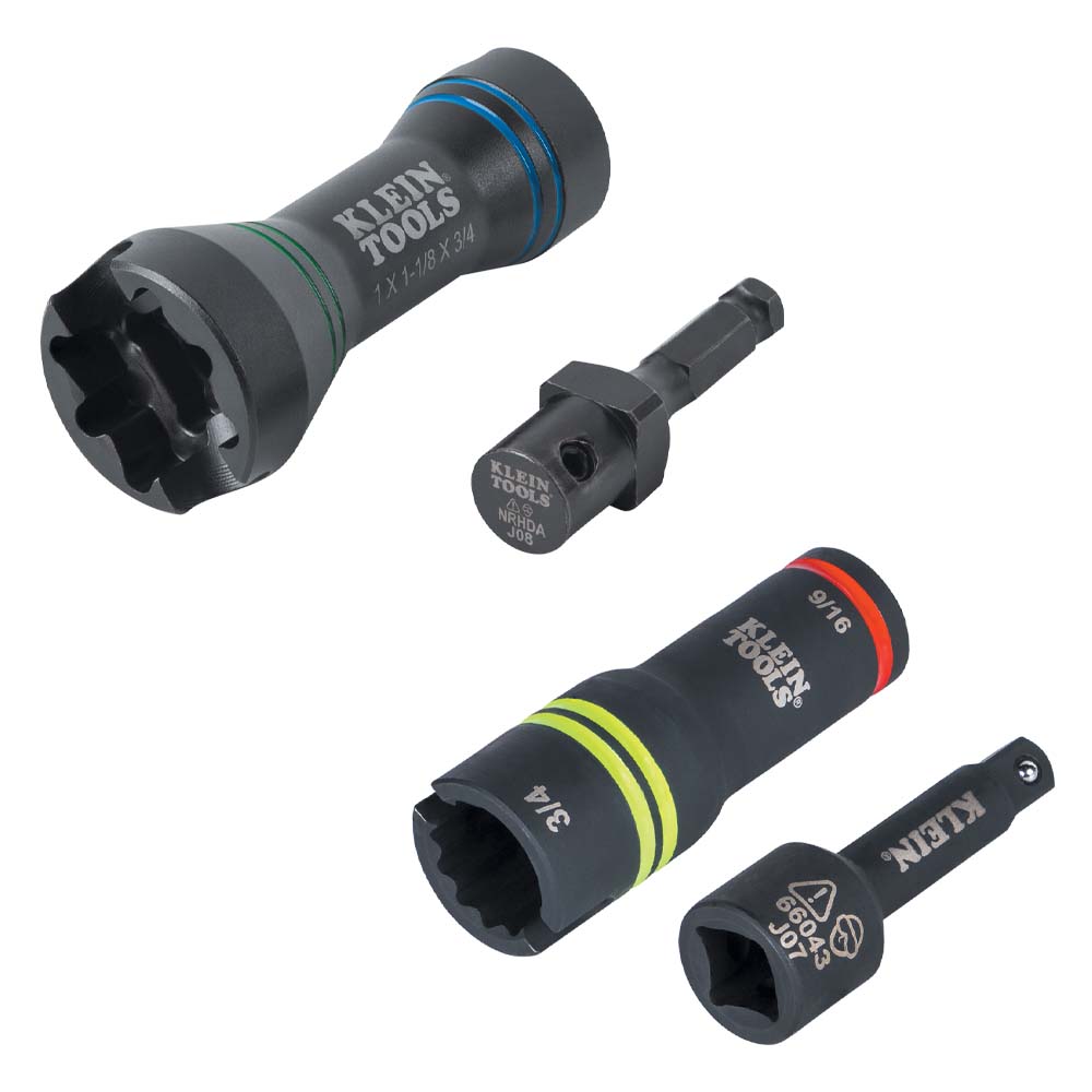 Klein Tools Impact Socket Set, Model 660KIT3*