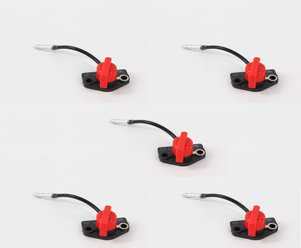 5 Pack On/Off Kill Switch For Robin Subaru X66-00005-10 EY08 EY28 EX13 EX17 EX21