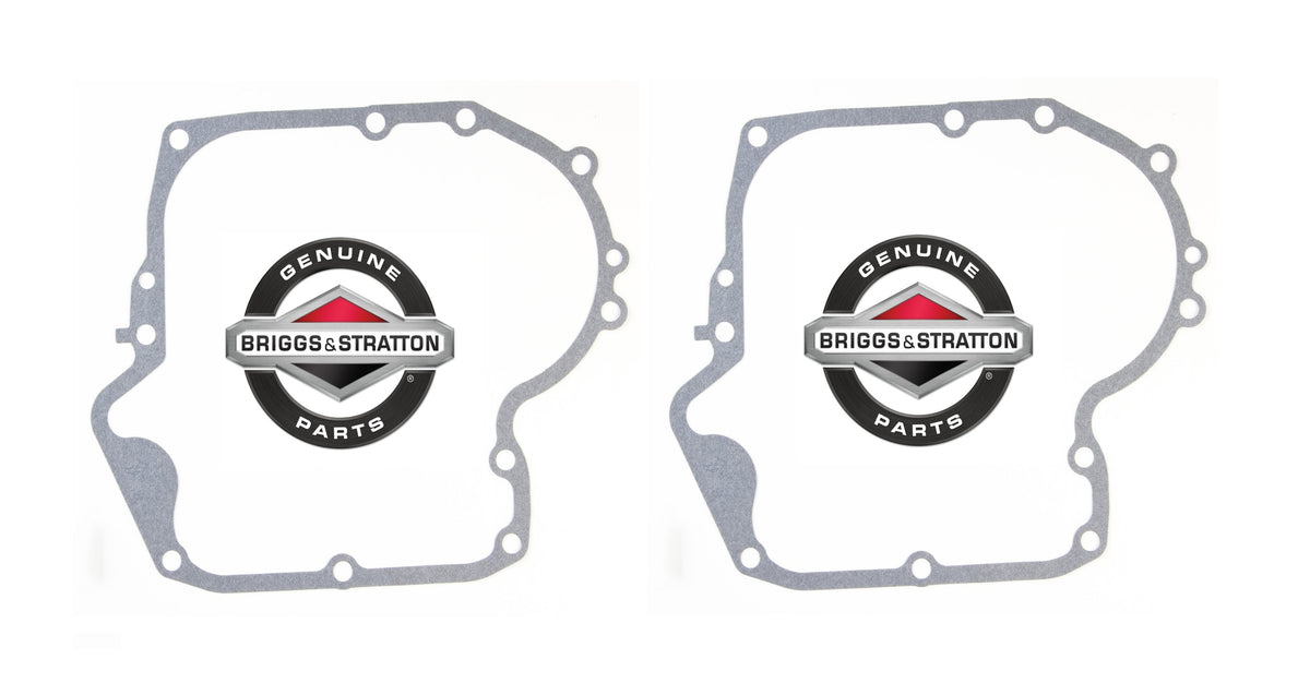 2 Pack Genuine Briggs & Stratton 697110 Crankcase Pan Gasket .015 OEM