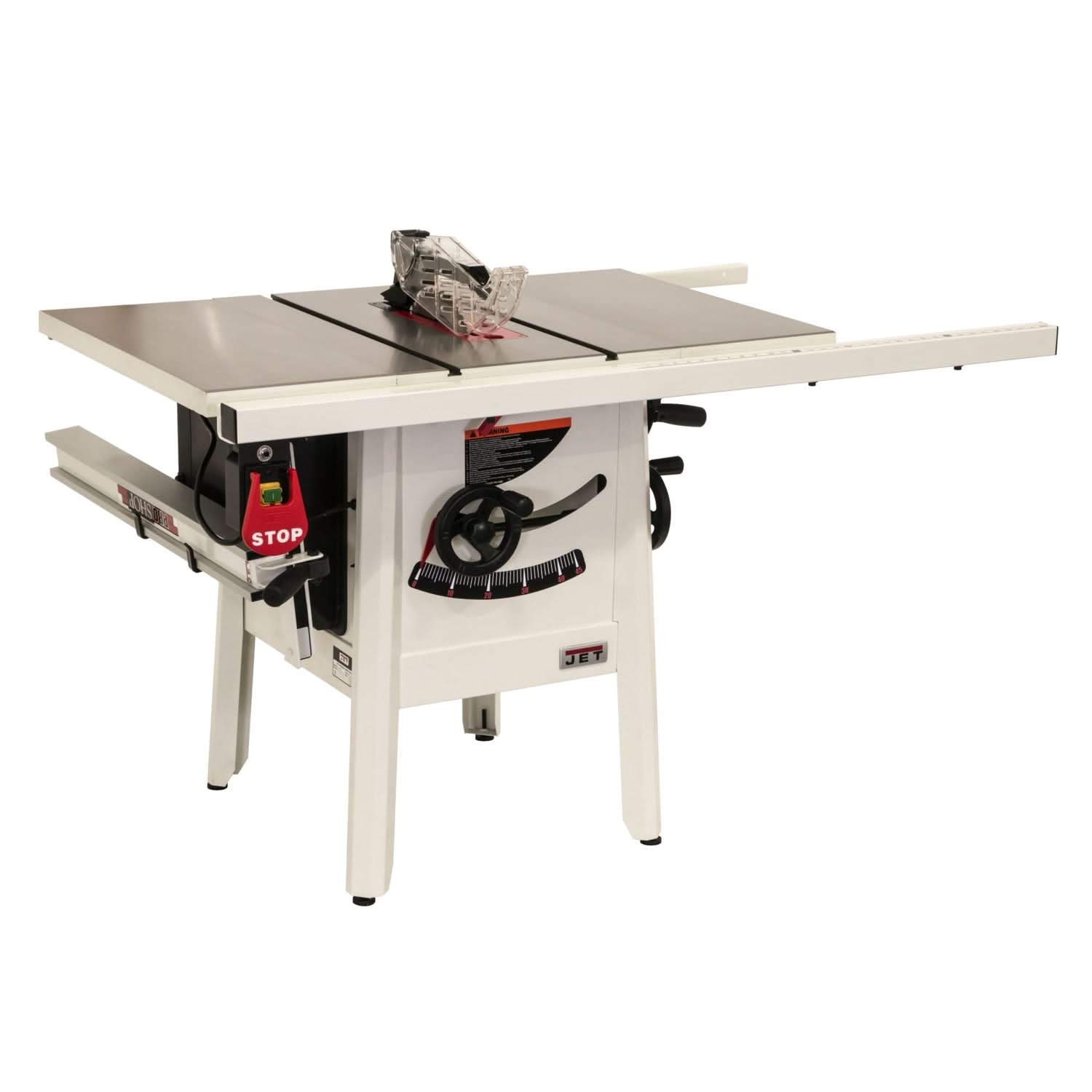 Jet 725000K JPS2-115 10" ProShop 1.75 HP 1 PH 115V 30" Fence System, Cast Wing w/ Riving Knife