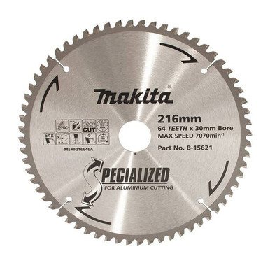 Makita Saw Blade Aluminium TCT 64T 216mm - B-15621