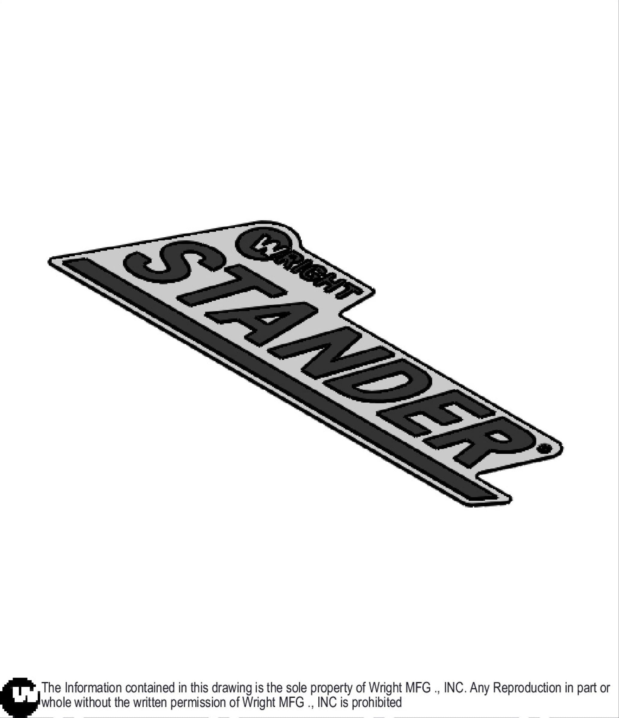 Stander Front Decal 76490004