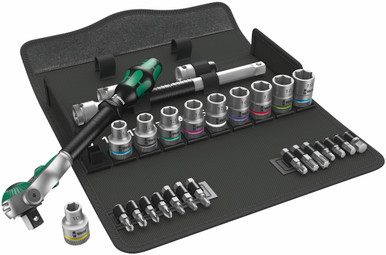Wera 8100 Speed Ratchet Set Metric 1/2 28 Piece