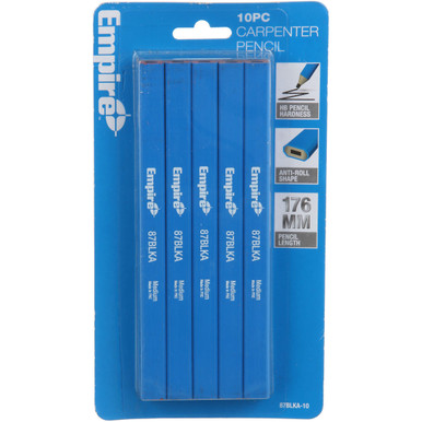 Empire Medium Carpenter Pencil 10 Pk - 87BLKA-10
