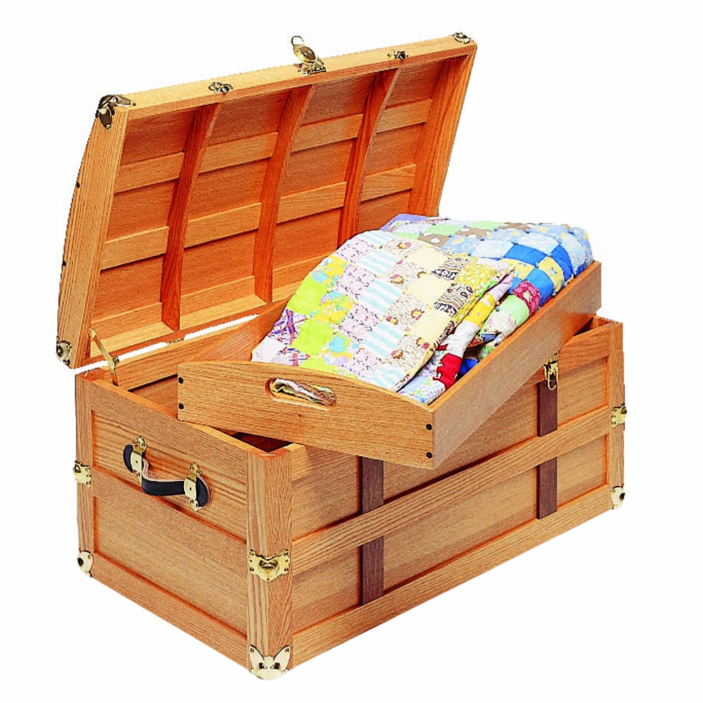 Steamer Trunk Antique Brass Plated Hardware Kit