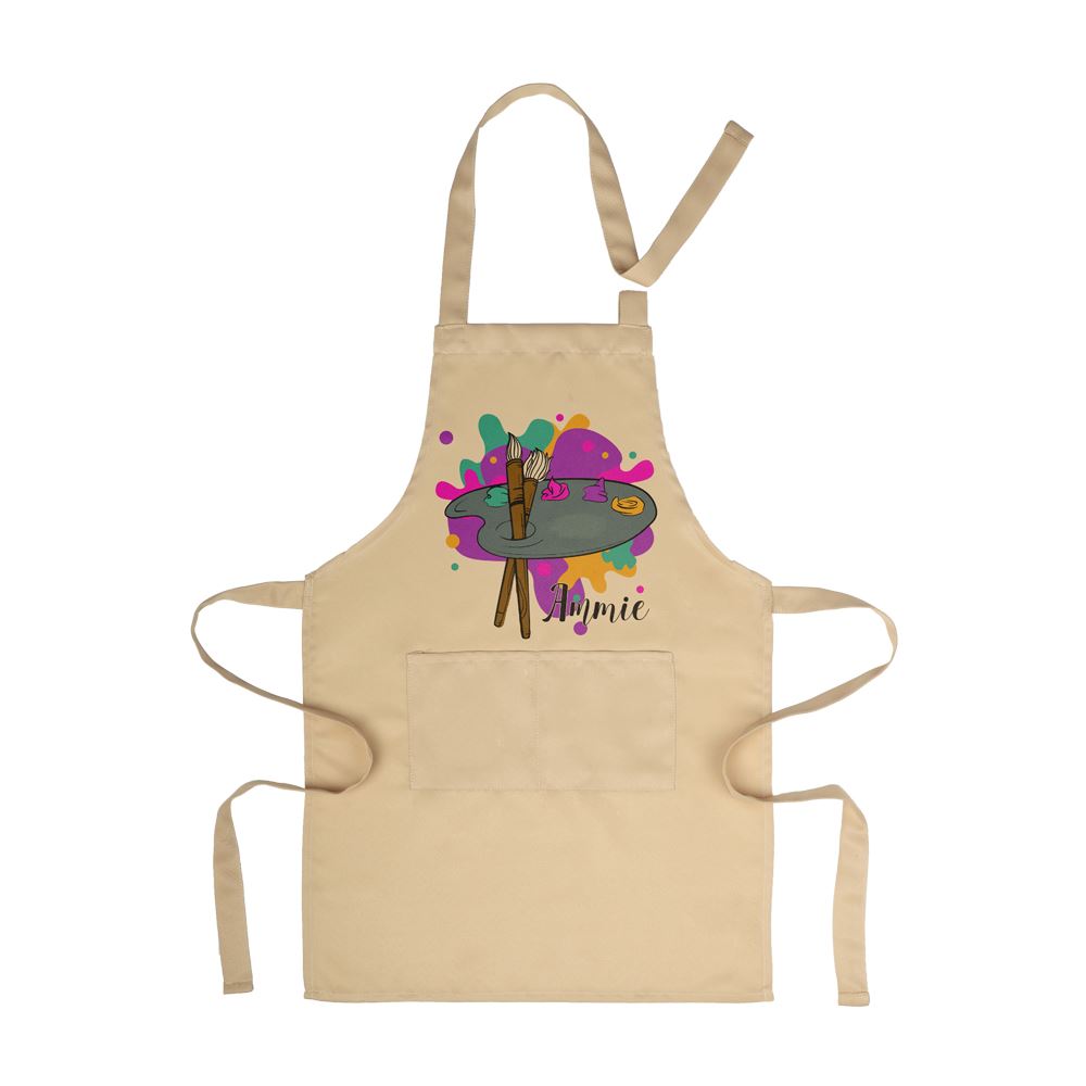 Kids Natural Polyester Apron