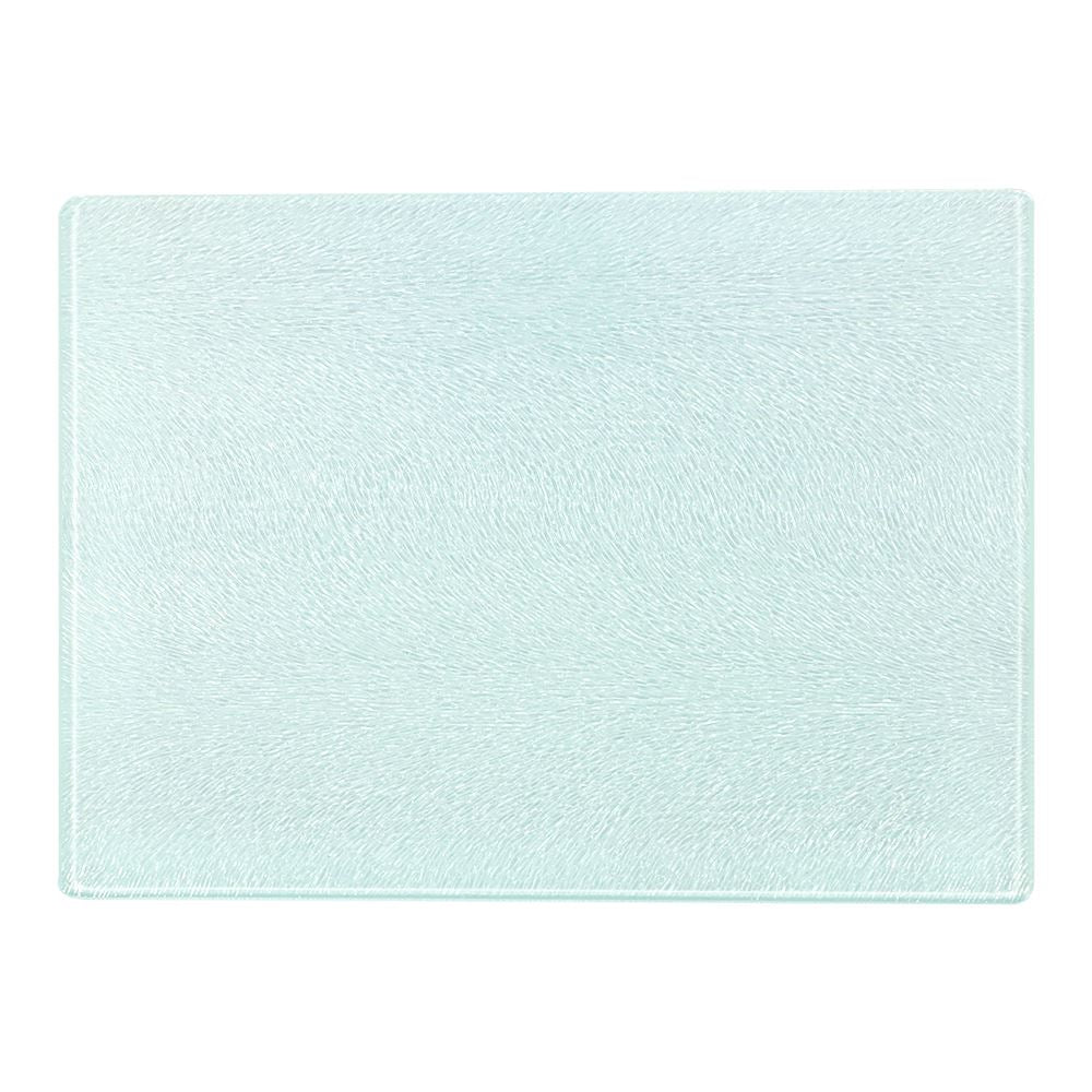 8 x 11 Inch Toughened Glass Chopping Board - Chinchilla - Small
