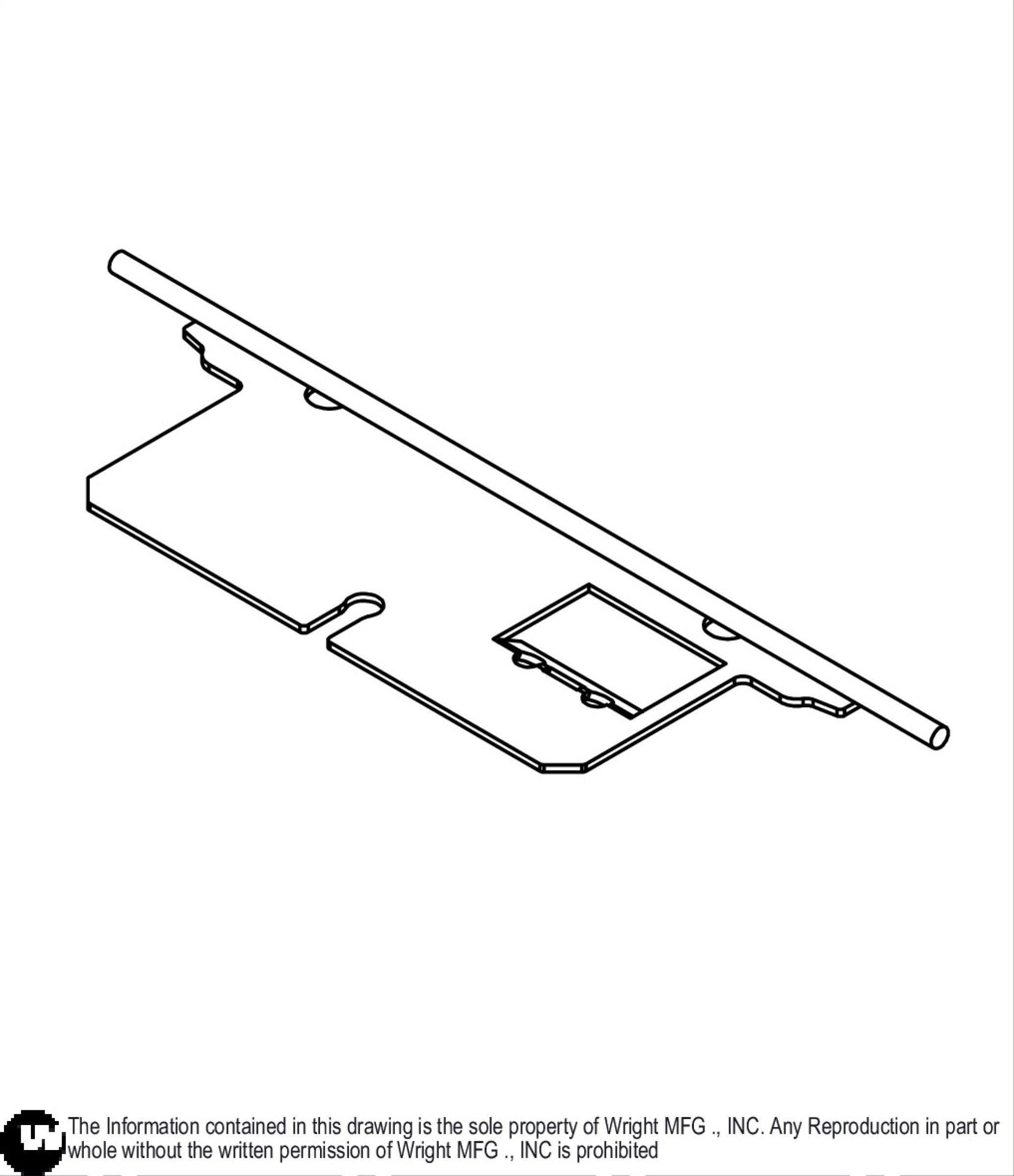 RD Pivoting Deflector Baffle 93490006