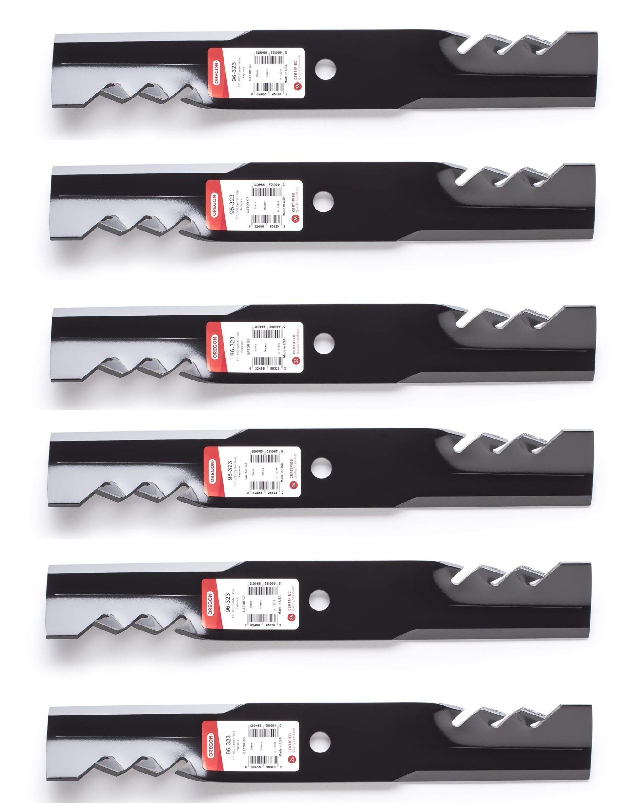 Genuine OEM Oregon Part # 96-323 17" G3 Gator Blade 6 Pack