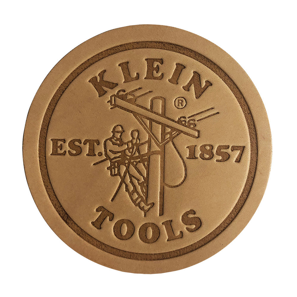 Klein Tools Leather Coasters, Pack of 6, Model 98028