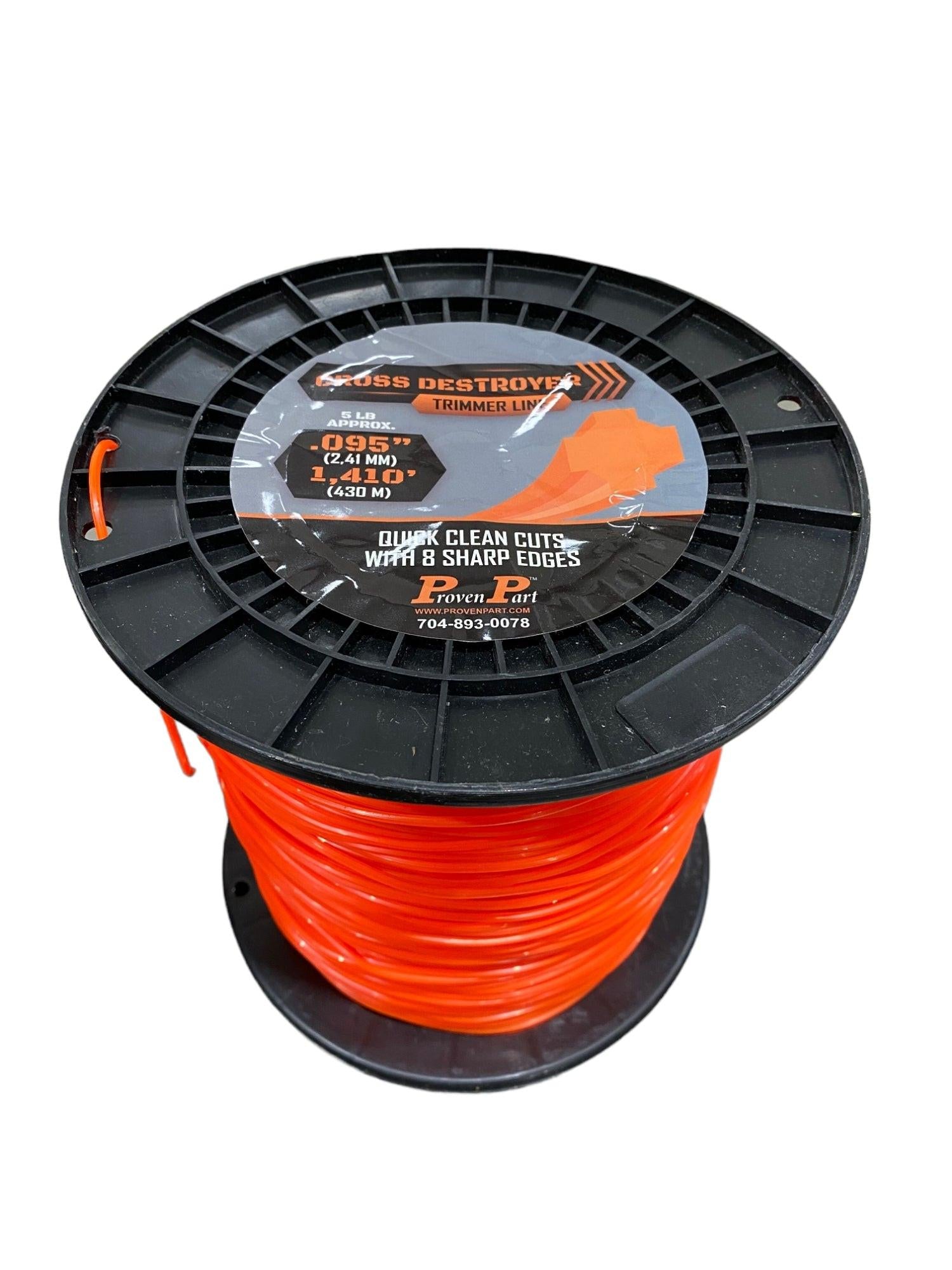 Proven Part Cross Destroyer 8 Sided Professional Trimmer Line .095 5Lb