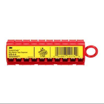 3M ScotchCode™ Wire Marker Tape Dispenser Filled, Model STD-0-9*