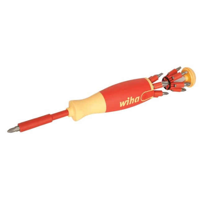 Wiha 38050 SOFTFINISH Insulated 14-in-1 Pop-Up Screwdriver