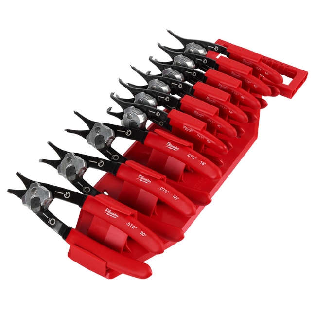 Milwaukee 48-22-6539 Snap Ring Pliers Set 9-Piece