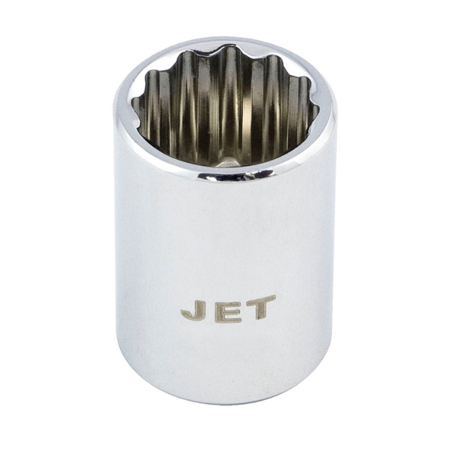 Jet 671614 3/8″ Drive x 14mm 12 Point Regular Chrome Socket