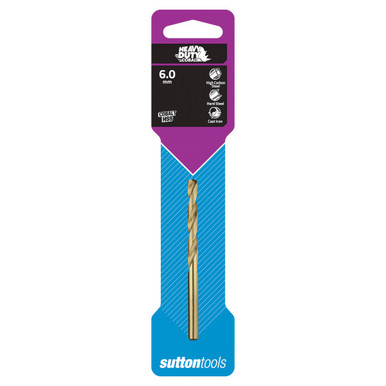 Sutton HD Cobalt HSS Drill Bit Jobber 6.0mm - D1080600
