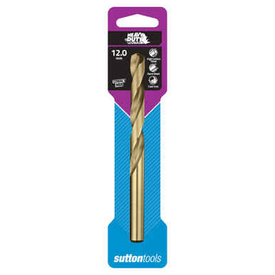Sutton Drill Bit HSS Cobalt Jobber 12.0mm - D1081200