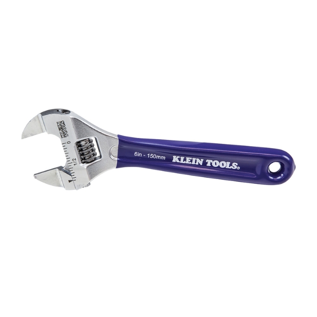 Klein D86934 6″ Slim-Jaw Adjustable Wrench