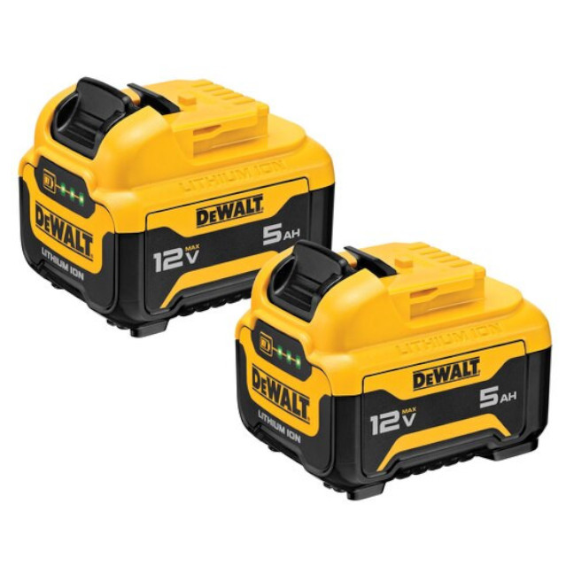 DeWalt DCB126-2 12V MAX 5.0Ah Battery-2 Pack