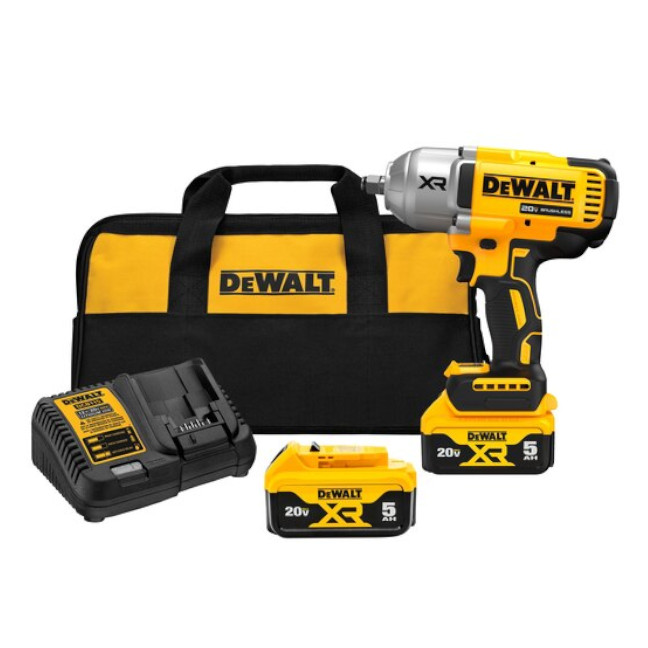 DeWalt DCF900P2 20V MAX XR 1/2″ High Torque Impact Wrench Kit