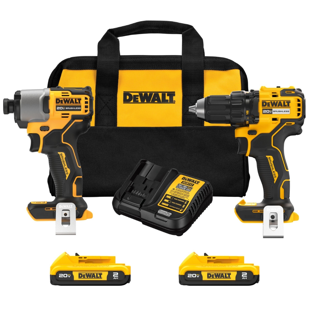 DeWalt DCK227D2 20V MAX* Brushless Drill/Driver and Impact Driver Combo Kit