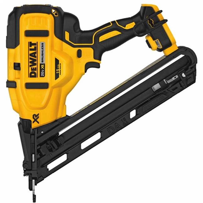 DeWalt DCN650B 20V MAX XR 15GA Angled Finish Nailer – Tool Only