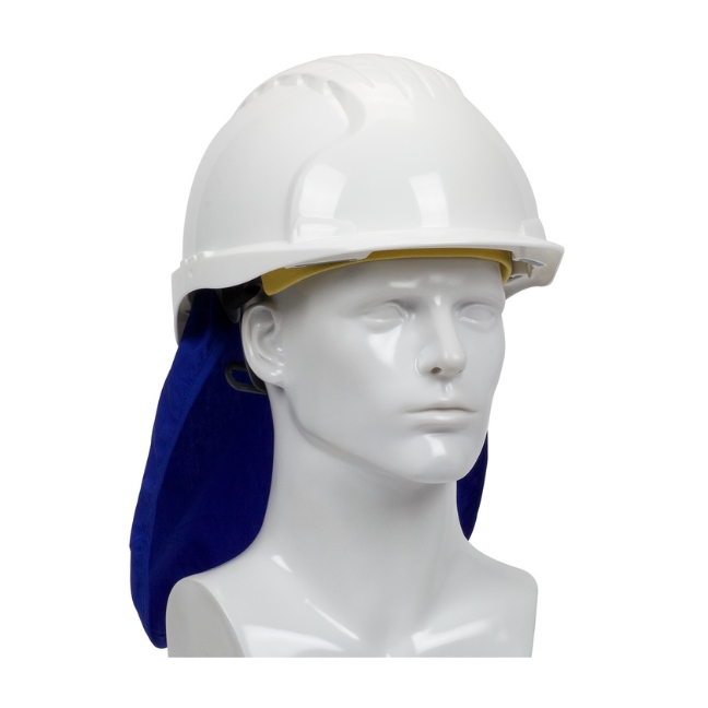 Dynamic Safety HP396405BLU Evaporative Hard Hat Cooling Pad with Sunshade