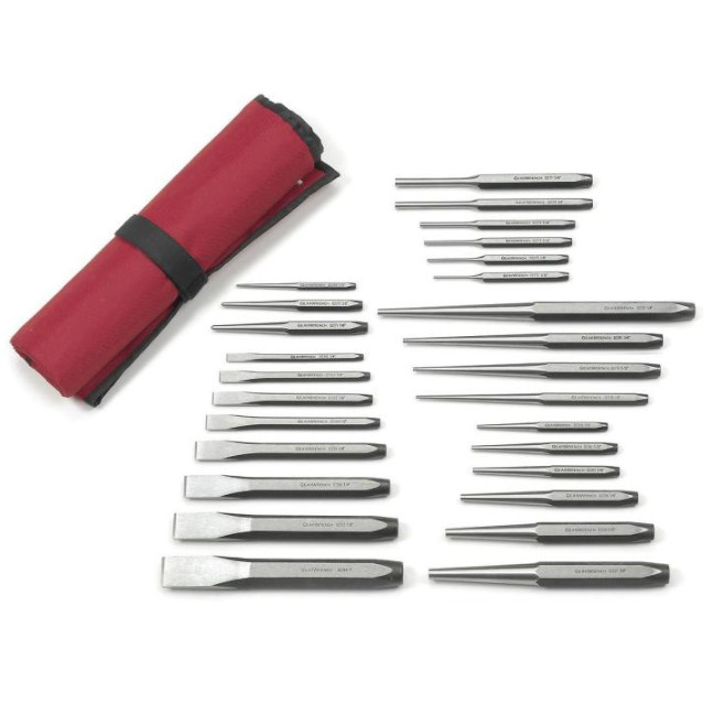 GearWrench 82306 Punch and Chisel Set 27-Piece