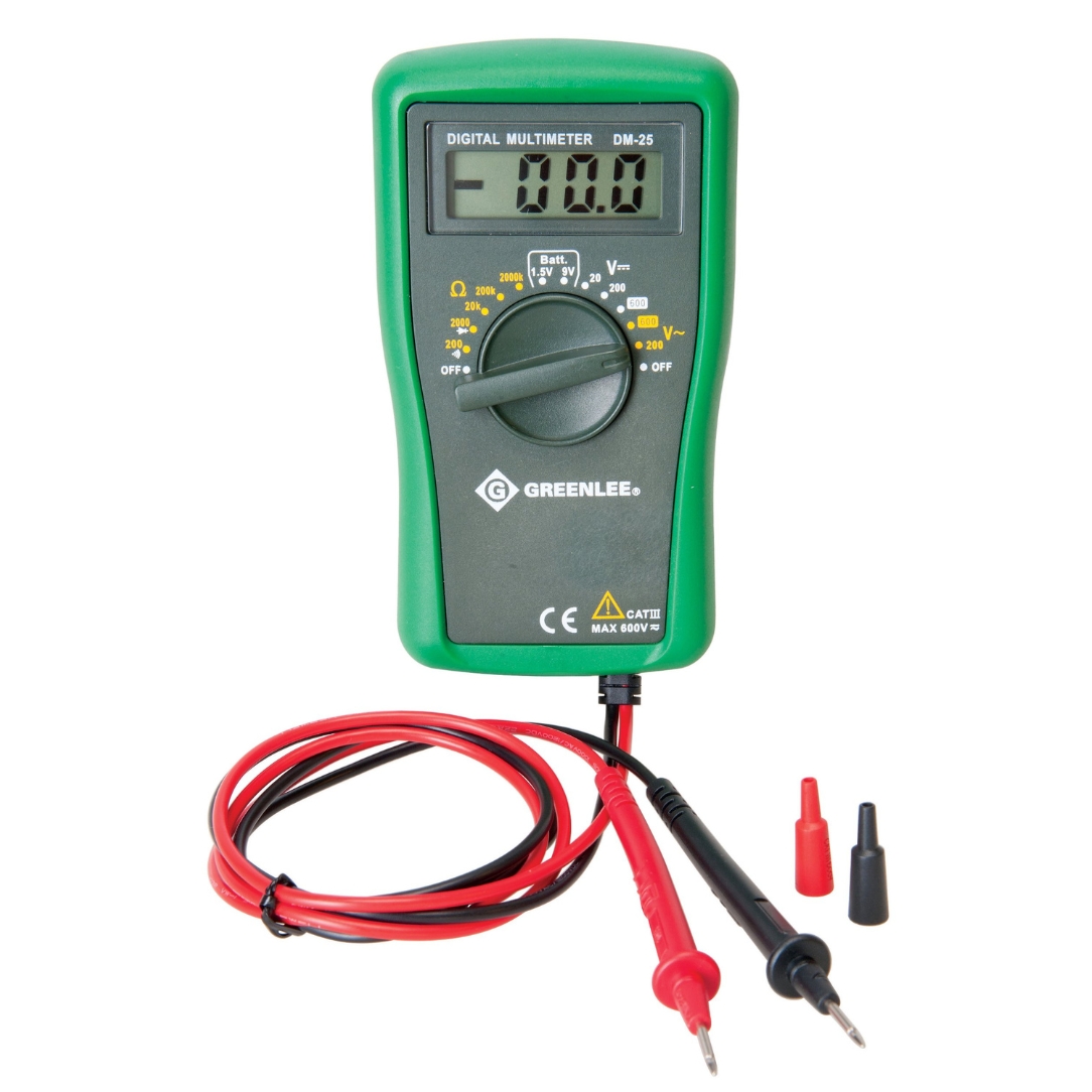 Greenlee DM-45 4,000-Count Digital Multimeter, 600V, 10A