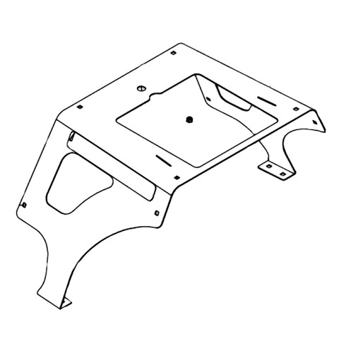 550860 SVC PART HOOD SZ HUSTLER Genuine OEM Part