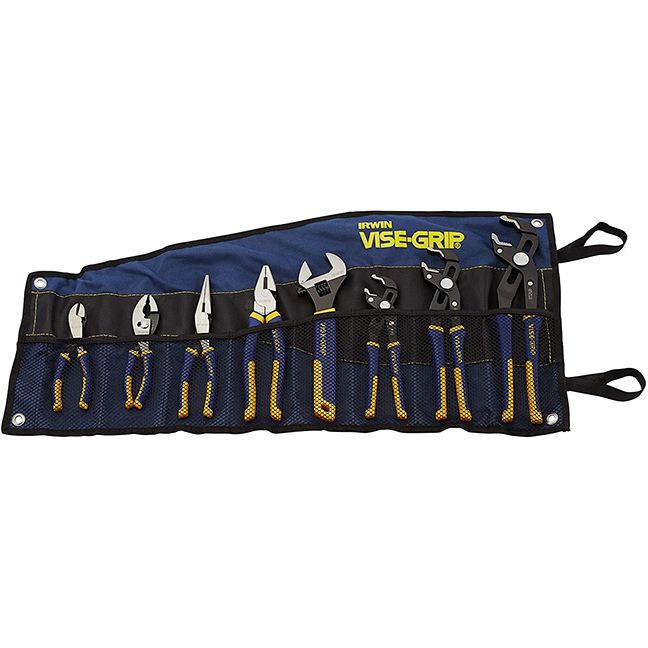Irwin 2078712 VISE-GRIP GROOVELOCK Plier Set 8-Piece