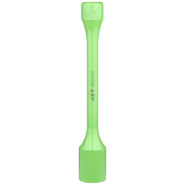Jet 682034 1/2″ Drive x 15/16″ x 135 ft/lbs Torque Limiting Socket – Lime Green