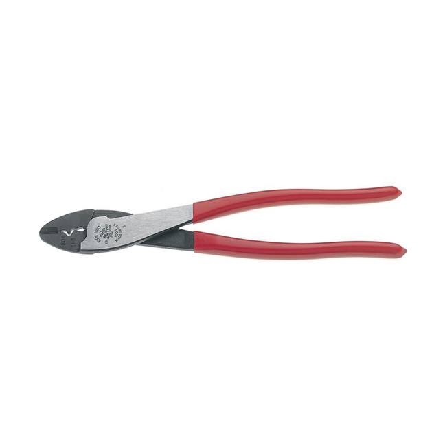 Klein 1005 Crimping and Cutting Tool with Plastic-Dipped Handles
