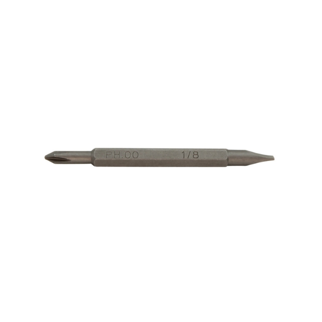Klein 13392 Double-Ended PH00 x SL1/8″ Driver Bits for 4-in-1 Electronics Screwdrivers 2-Pack