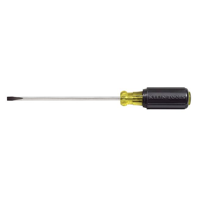 Klein 601-6 3/16″ Cabinet Tip Screwdriver with Cushion-Grip and 6″ Shank
