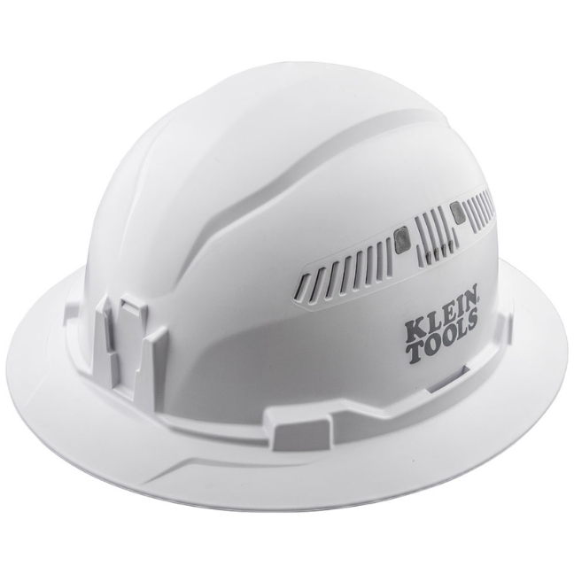 Klein Vented Class-C Type 1 Full-Brim Style Hard Hats
